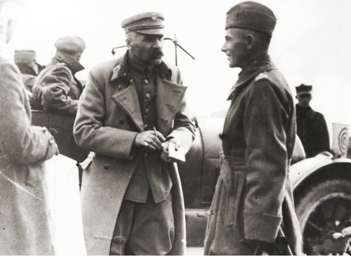 Józef Piłsudski i Edward Śmigły-Rydz w trakcie wojny polsko-bolszewickiej