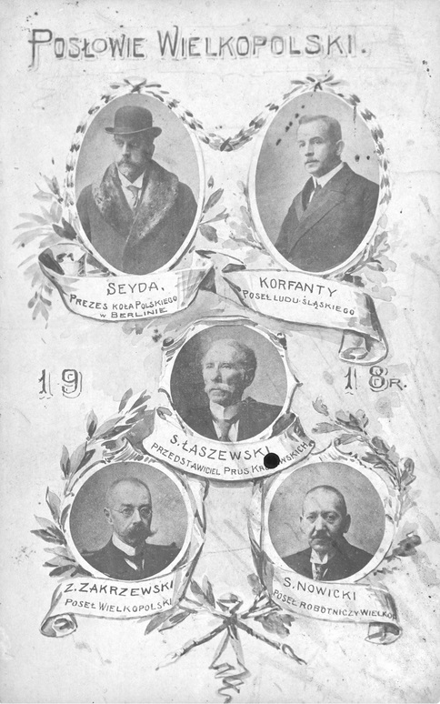 Grupa wielkopolskich posłów do parlamentu w Berlinie, 1918 r. Fot. NAC