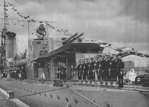 ORP „Grom”, Gdynia, 29 czerwca 1937 r. Fot. Wikimedia Commons
