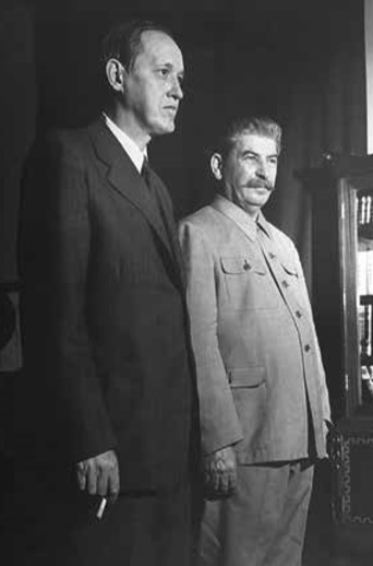 Harry Hopkins i Józef Stalin, 1941 r. Fot. waralbum.ru