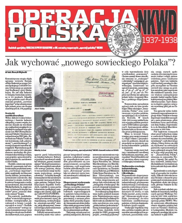 Operacja polska NKWD 1937–1938 - dodatek prasowy