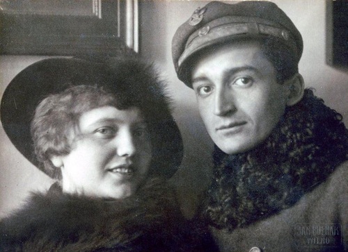 Zdjęcie ślubne Janiny i Augusta Emila Fieldorfów, Wilno, 1919 r. Fot. Jan Bułhak/ze zbiorów Leszka Zachuty