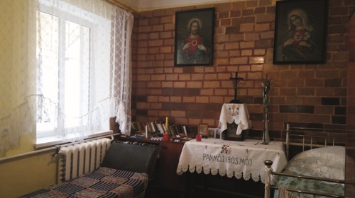 Kaplica w domu rodziny Zawadzkich w Kamieńcu Podolskim