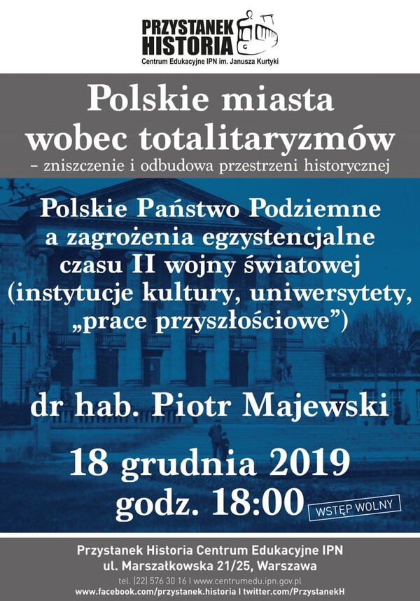 Wykład Piotra Majewskiego o Polskim Państwie Podziemnym