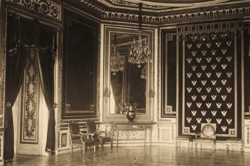 Sala tronowa Zamku Królewskiego w Warszawie, 1927 r. Fot. NAC