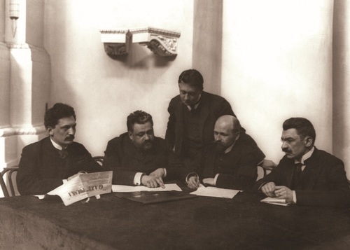 Członkowie Polskiego Koła Poselskiego w rosyjskiej Dumie Państwowej (Tygodnik „Świat”, 1913)