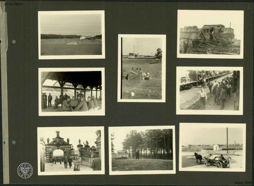 Karta z albumu ze służby Augusta Gauera w okupowanej Polsce (między wrześniem 1939 r. i czerwcem 1940 r.); IPN BU 3562/3/0040