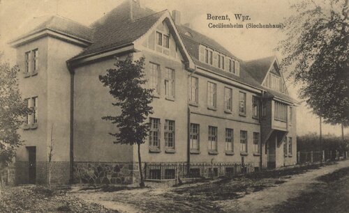 Zdjęcie wykonane w Kościerzynie przed 1914 rokiem