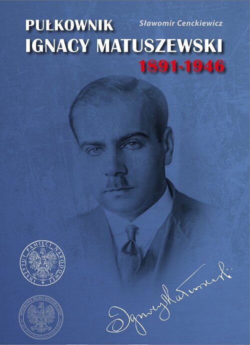 okładka broszury poświęconej Ignacemu Matuszewskiemu
