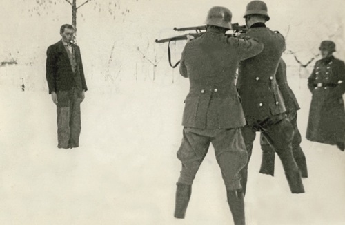 Egzekucja w Kościanie, 1939 r. Fot. AIPN