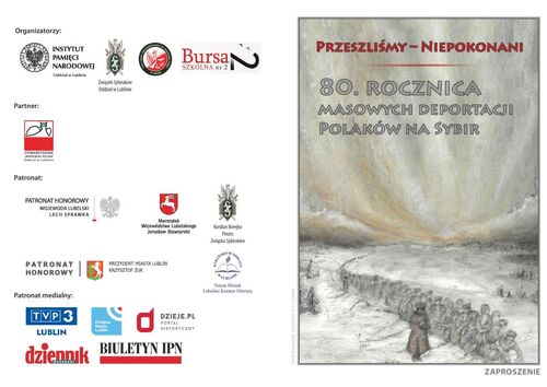 „Przeszliśmy-Niepokonani”. 80. rocznica masowych deportacji Polaków na Sybir_organizatorzy