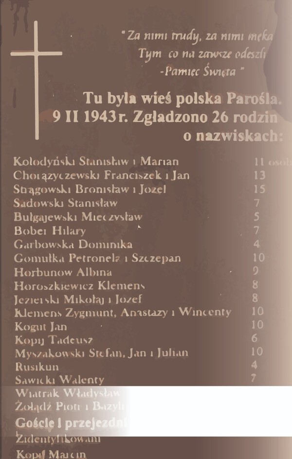 „Zbrodnia Wołyńsko-Małopolska. Ludobójstwo na Kresach Wschodnich 1943–1945”