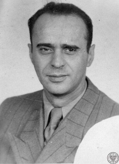 Józef Różański (wł. Józef Goldberg), jeden z szefów pionu śledczego MBP, kolaborant sowiecki i zbrodniarz stalinowski. Fot. AIPN