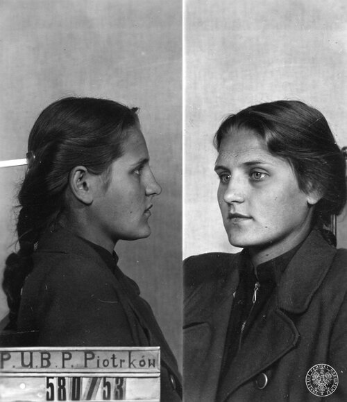Jadwiga Kaźmierczak, współzałożycielka organizacji "Orzeł Biały". Skazana przez sąd stalinowski na 5 lat więzienia, spędziła w nim ponad 2,5 roku. Fot. AIPN