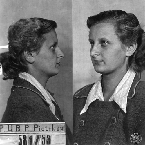 Teresa Linek, współzałożycielka organizacji "Orzeł Biały". Skazana przez sąd stalinowski na 1,5 roku więzienia. Fot. AIPN