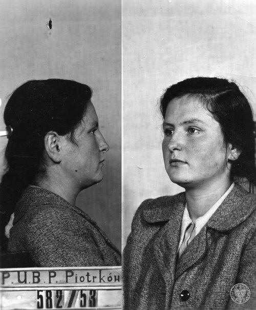 Irena Rękorajska, współzałożycielka organizacji "Orzeł Biały". Skazana przez sąd stalinowski na 1,5 roku więzienia, spędziła w nim rok. Fot. AIPN