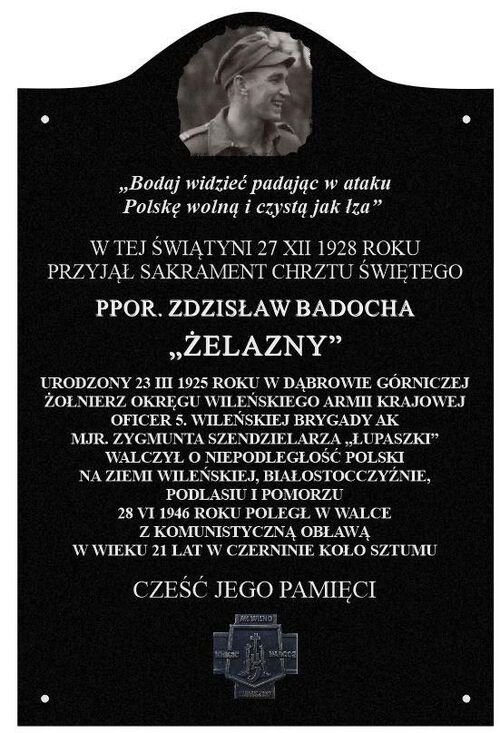 Pamięci ppor. Zdzisława Badochy „Żelaznego”...