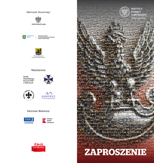 Narodowy Dzień Pamięci „Żołnierzy Wyklętych“ w Katowicach_zaproszenie