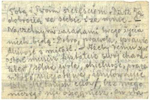 <i>...musisz kształcić swój charakter...</i> Z zasobu IPN