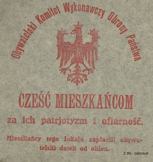 Obywatelskie Komitety Obrony Państwa wobec zagrożenia bolszewickiego latem 1920 roku