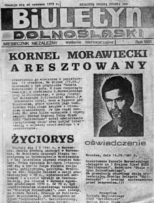 Biuletyn Dolnośląski (wydanie specjalne) z września 1981 r.