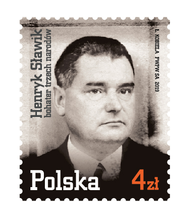W 2019 r. Poczta Polska wprowadziła do obiegu znaczek upamiętniający Henryka Sławika. W promocji tego przedsięwzięcia brał udział także IPN