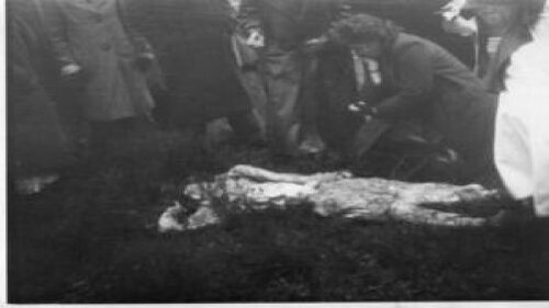 Zdjęcia z ekshumacji ciał ofiar zamordowanych przez Niemców w 1939 r. w Piaśnicy, 7-22 X 1946 r.  (wykonane przez Zakład Fotograficzny "Matejko"  z Wejherowa należący do rodziny Nowakowskich)