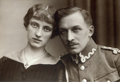 Andrzej i Zofia Hałacińscy. Warszawa 1919 r. Fot. ze zbiorów rodzinnych