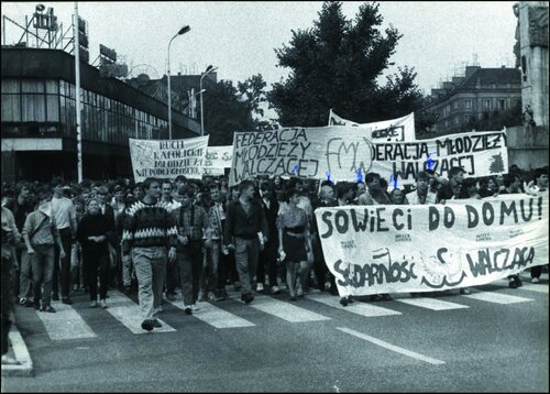 Manifestacja „Solidarności Walczącej”, Szczecin 1989 r.