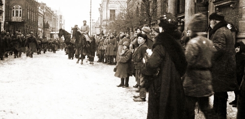 5 Pułk Piechoty Legionów Wojska Polskiego w Dyneburgu w styczniu 1920 r.