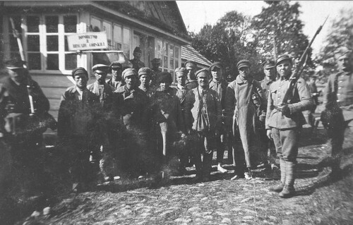 Polish-Bolshevik war. A group of Red Army POWs. From the collections of the National Digital Archives