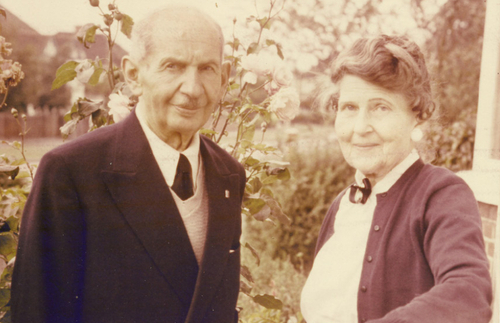 Ostatnie zdjęcie Marii i Romana Szymańskich, Londyn, październik 1974 r. (fot. ze zbiorów rodziny Szymańskich)