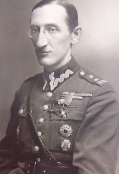 Ppłk dr Edward Wertheim, zdjęcie z 1934 r. Źródło: CAW WBH, Wertheim Edward, KN 16.09.1931