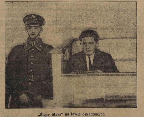 Menahem Bornstein at the Regional Court in Łódź, January 15th 1930 („Ilustrowana Republika”, 16 I 1930 r., nr 15)