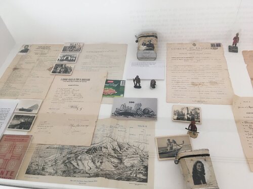 Zbiory Muzeum Imigracji w Buenos Aires dot. żołnierzy 2 Korpusu Polskiego  (fot. Diana Maksimiuk)