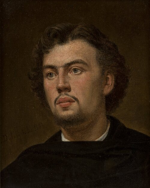 Cyprian Dylczyński <i>Portret Adama Chmielowskiego</i>, 1865. Ze zbiorów Muzeum Narodowego w Krakowie