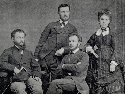 Adam Chmielowski (z lewej) z siostrą i braćmi. Fot. z Archiwum Sióstr Albertynek w Krakowie