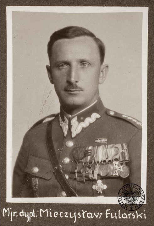 Zdjęcie portretowe mjr. dypl. Mieczysława Fularskiego. Fot. z zasobu IPN