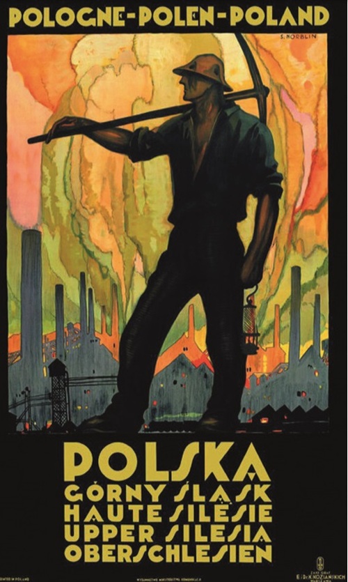 Plakat Stefana Norblina <i>Górny Śląsk</i>, 1925 r. Fot. AIPN