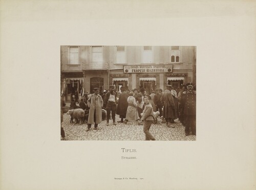 Tbilisi (Gruzja), 1901. Fotografia niemiecka (Tyflis - w latach od 1845 do 1936 nazwa Tbilisi w transkrypcji rosyjskiej). Ze zbiorów cyfrowych Biblioteki Narodowej ("polona_pl")