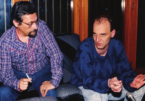 Autor i Andrzej Kołodziej, Rzym 1988 r. Fot. ze zbiorów autor