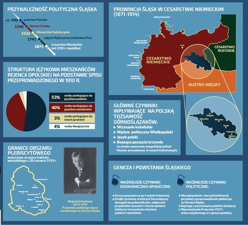 „I Powstanie Śląskie. Geneza...” - materiał z infografiki opracowanej przez IPN Katowice