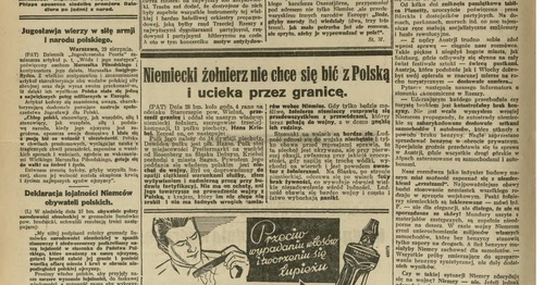 Ilustrowany Kuryer Codzienny, nr 240 z 31 sierpnia 1939 roku