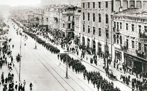 Defilada Wojska Polskiego w Kijowie, 9 V 1920 r.
