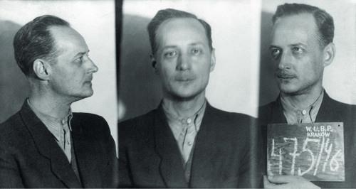 Franciszek Niepokólczycki „Teodor” – prezes II Zarządu Głównego WiN; zdjęcia sygnalityczne, 30 listopada 1946 r. Fot. AIPN