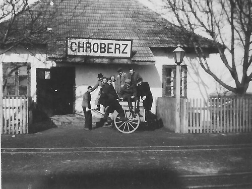 Chroberz podczas okupacji niemieckiej (fot. Paweł Bochniak; www.stary.chroberz.info)