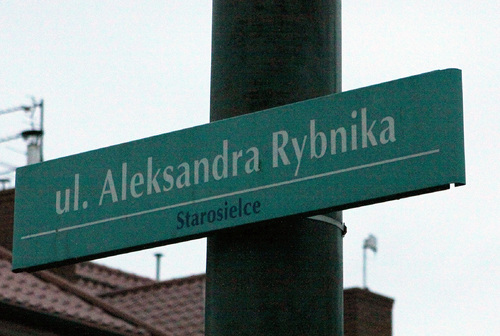Ulica Aleksandra Rybnika „Dzikiego” (Żródło: gazeta.choroszcz.pl)
