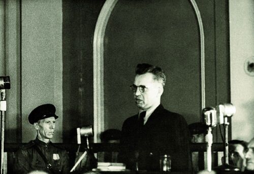 Gen. L. Okulicki przed Kolegium Wojskowego Sądu Najwyższego ZSRS