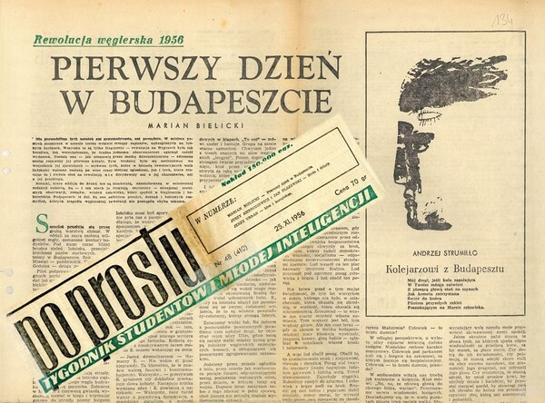 Węgierska rapsodia ’56 w polskiej prasie