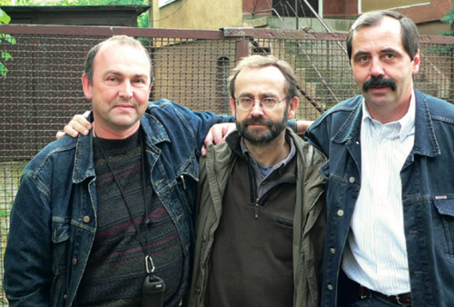 Od prawej: Zbigniew Nowek, Piotr Kapczyński, Marek Wachnik, 2009 r. (fot. Wojciech Polak)